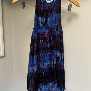 BB Dakota Blue and Red Backless Dress